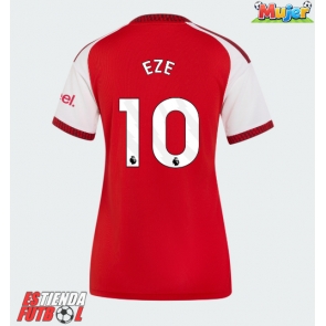 Arsenal Eberechi Eze #10 Primera Equipación Mujer 2026-27 Manga Corta